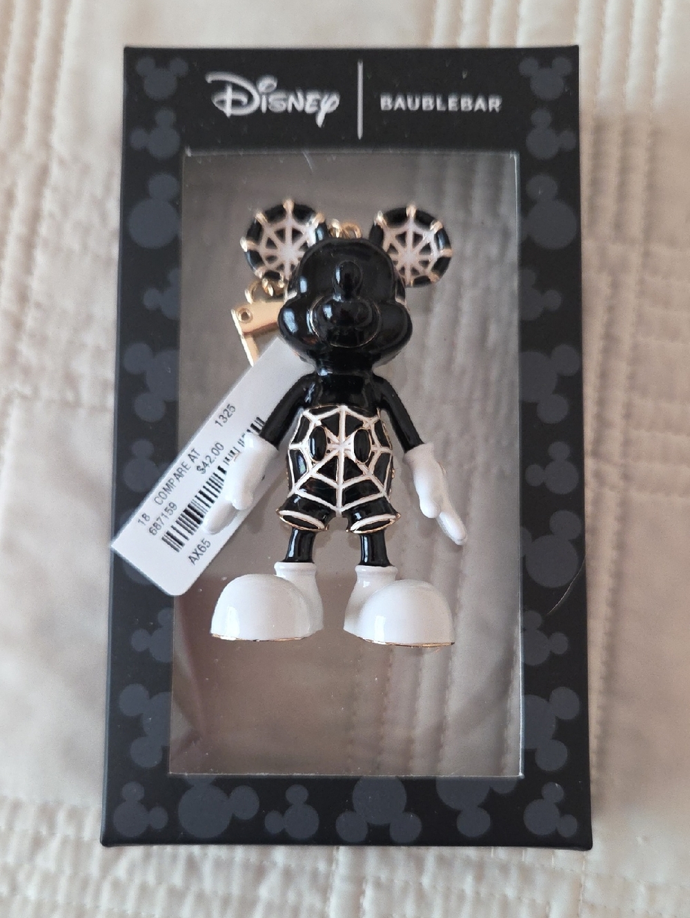 Baublebar Disney Mickey Spiderweb Keychain